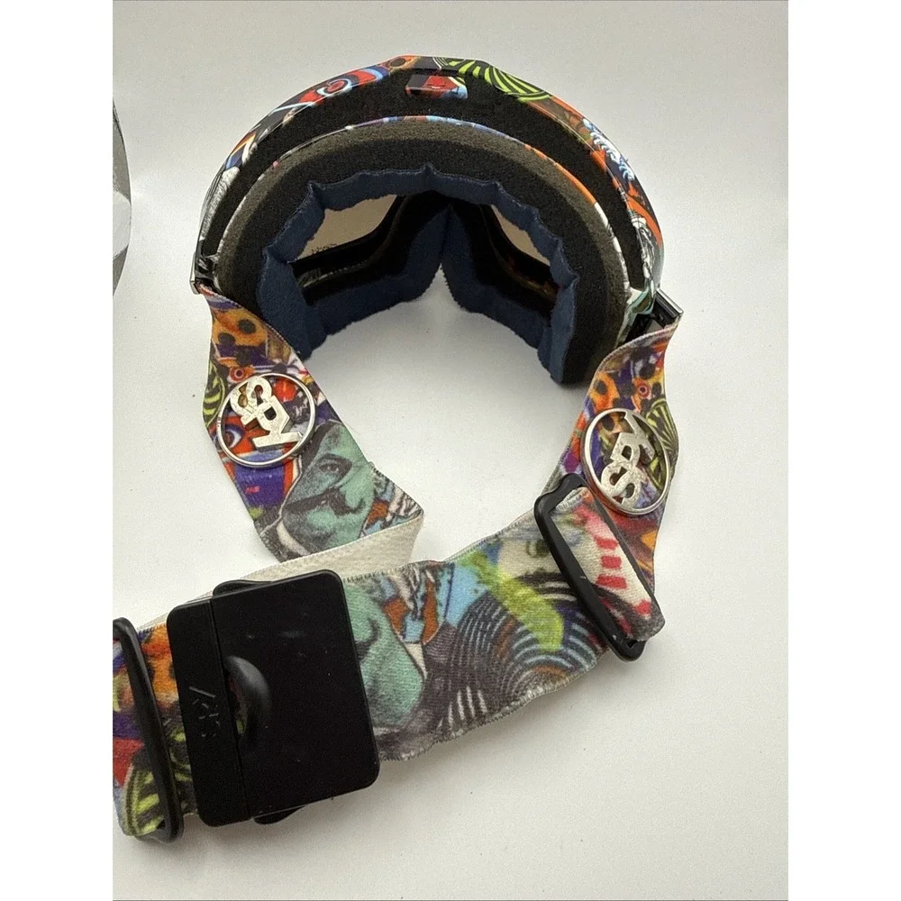 Spy Snow Goggle Blurry White Martini Zed Red White Blue Gemini Lens Technology